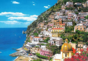 Kampanien Reisen Positano Amalfikueste